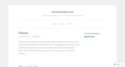 Desktop Screenshot of amandazahn.com