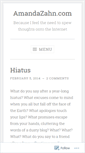 Mobile Screenshot of amandazahn.com